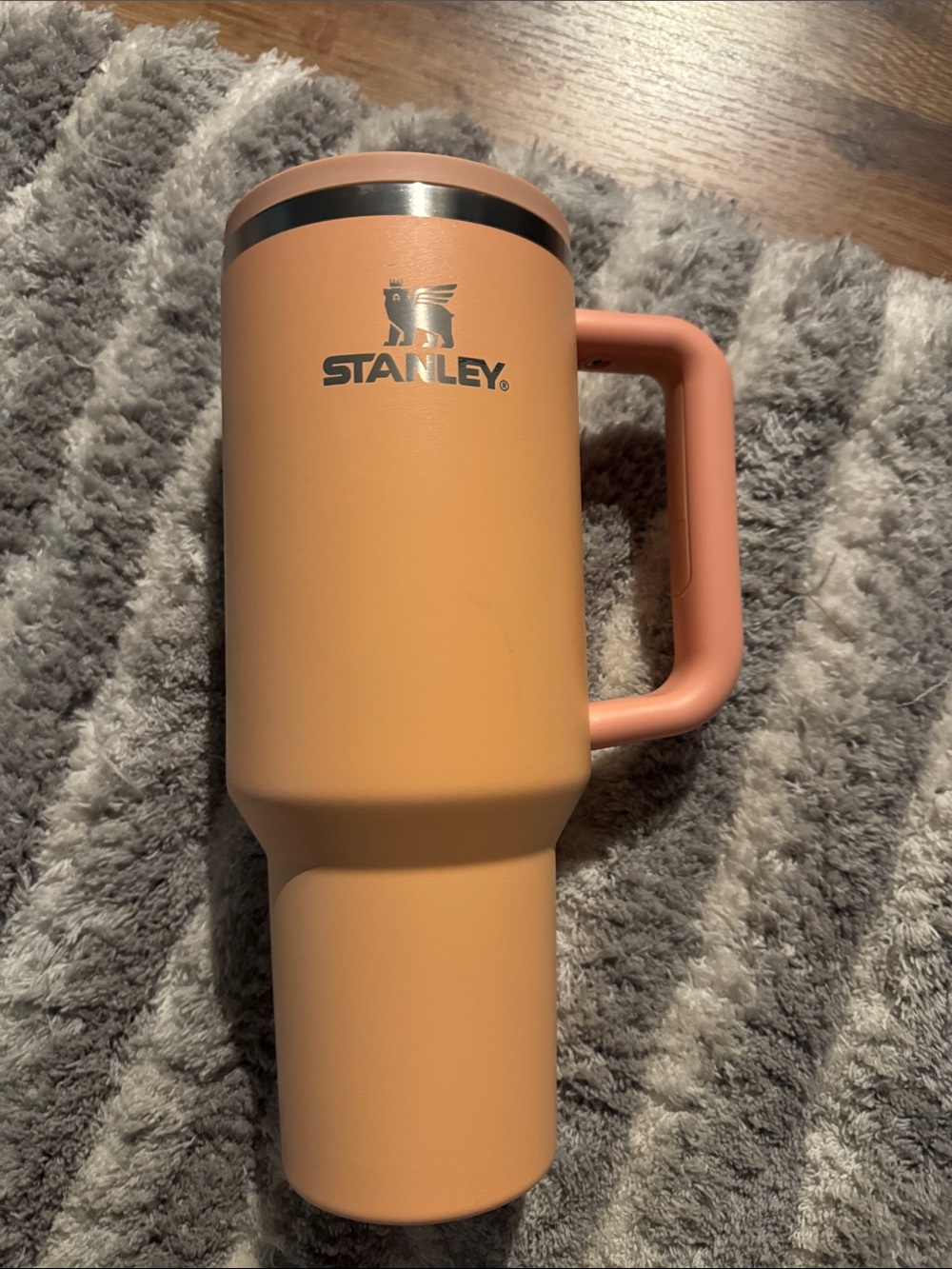 Stanley Peach-Orange Gradient Travel Mug with Handle